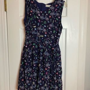 super cute sun dress with bicycle pattern!